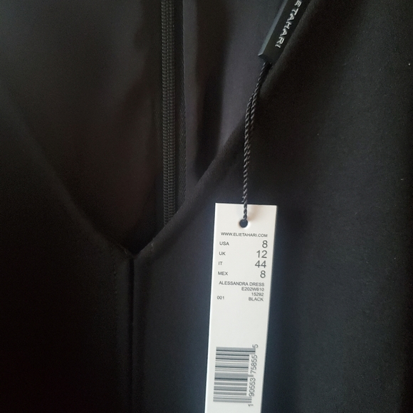 Elie Tahari Alessandra V-Neck Sheath Dress - Picture 5 of 8